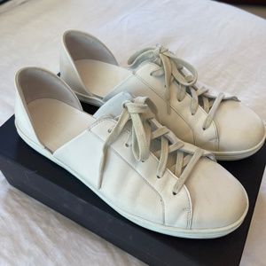 Freda Salvador EDA D'Orsay Sneaker White Leather 8.5